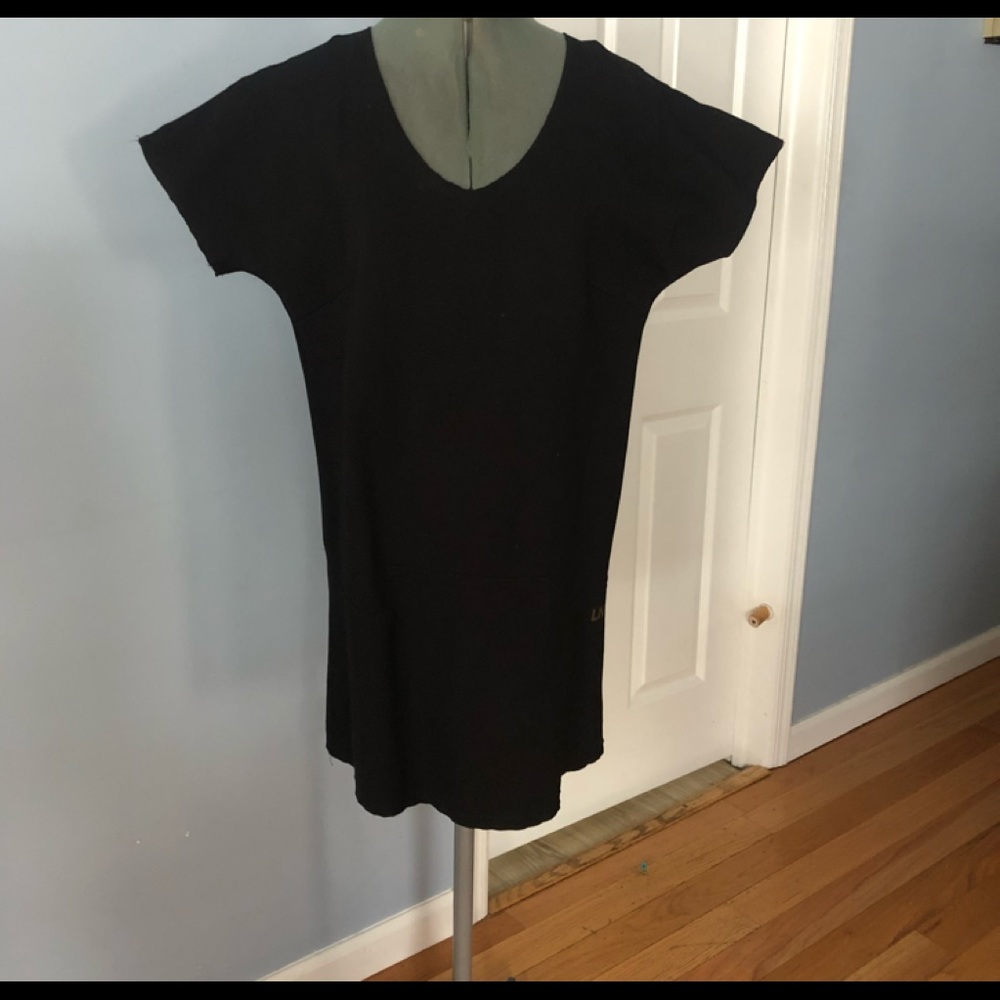 Lafei-Nier Unique Black Mini Dress